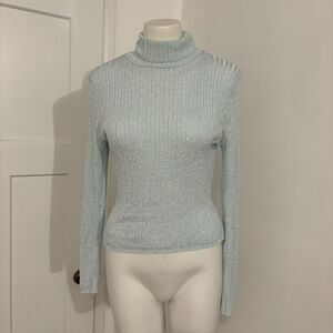 Vintage 90s/Y2K Morgan Sport Ice Princess Turtleneck